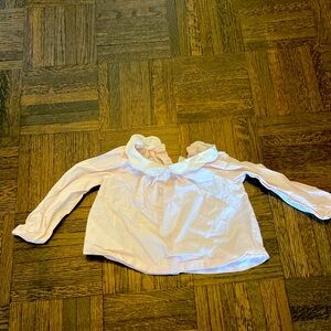 Jacadi Pink scalloped collar long sleeve shirt 12M